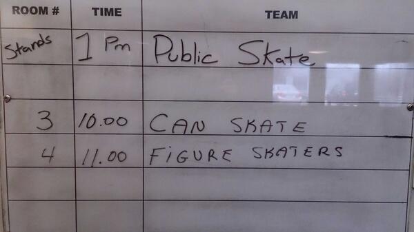 LocalZamboniGuy's tweet photo. Zamboni Guy Tip #3 Messy user groups? Let them try dressing in the stands. #zamboniguytip http://t.co/ZhtOxUP8hD