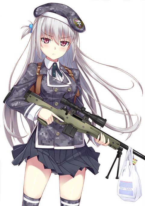 銃持ってる美少女が可愛いと思ったらrtのtwitterイラスト検索結果