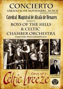 IrlEmbMadrid's tweet photo. Celtic Breeze by Alvaro Carbonell performed tonight at 20:30 in @catedral_alcala in Alcalá de Henares. All welcome. http://t.co/cxUt9YOGq3