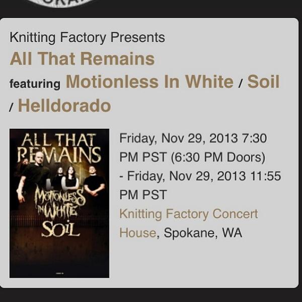 All That Remains tweet media