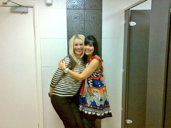 Great weekend so far with my gorgeous BIG SISTER @DebsMylott  #luckytohaveeachother x