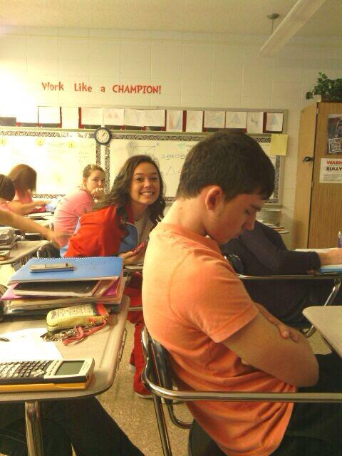 TSavT21's tweet photo. Guessing someone didn't get enough sleep😂 @SHSpassouts @nguyen_nichole http://t.co/euZZyw2Xvt