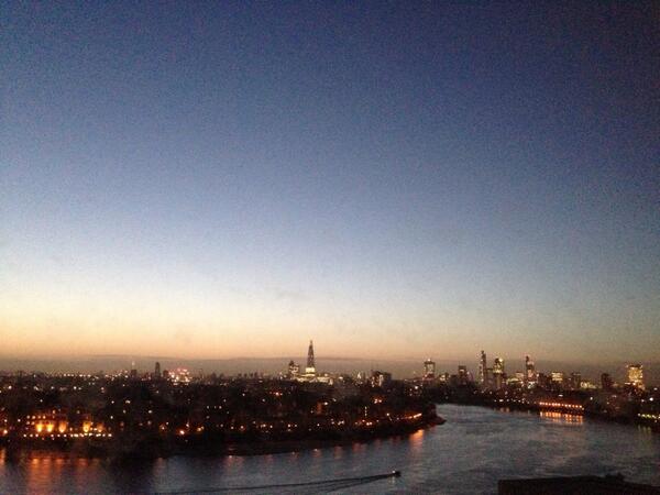 rickygervais's tweet image. London Now