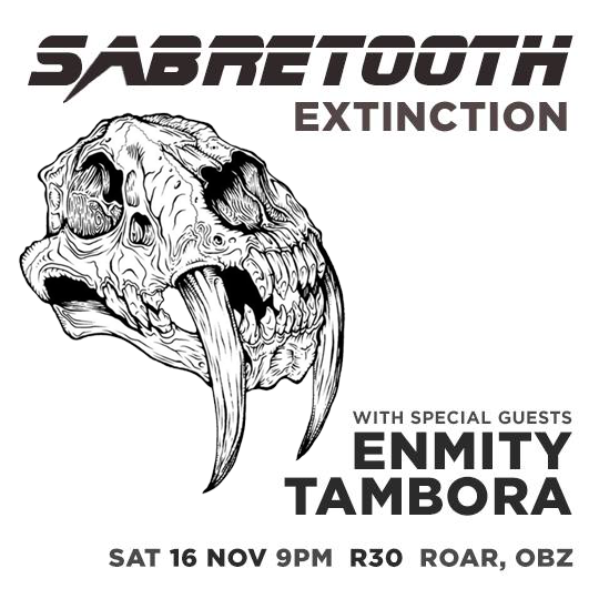 Gig tonight! Come watch us play with <a href="/sabretoothband/">SABRETOOTH</a> and <a href="/EnmityBand/">Enmity</a>!