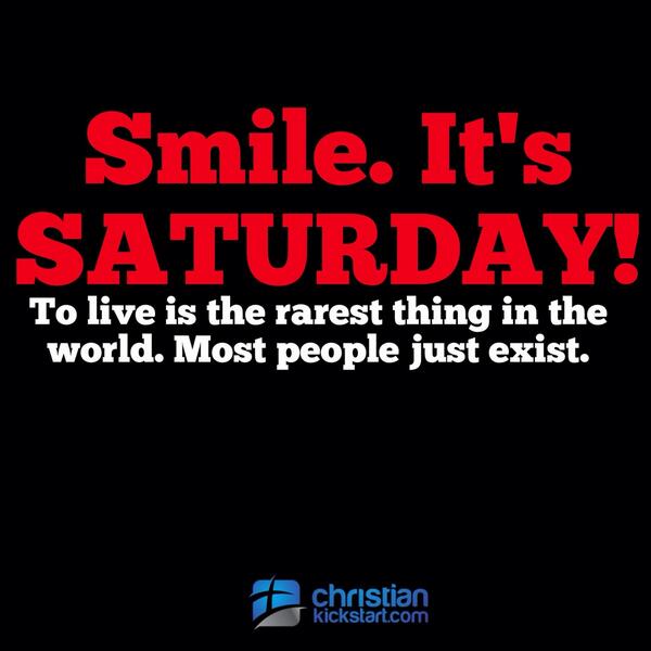 ChristianKick's tweet image. Are you truly living or just existing? Have a glorious Saturday!