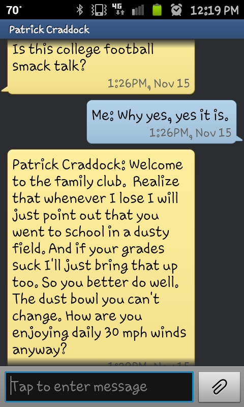 kate_craddock's tweet image. Cowboys better not let me down! Let&apos;s beat that doped up cow! #TexasvsOSU