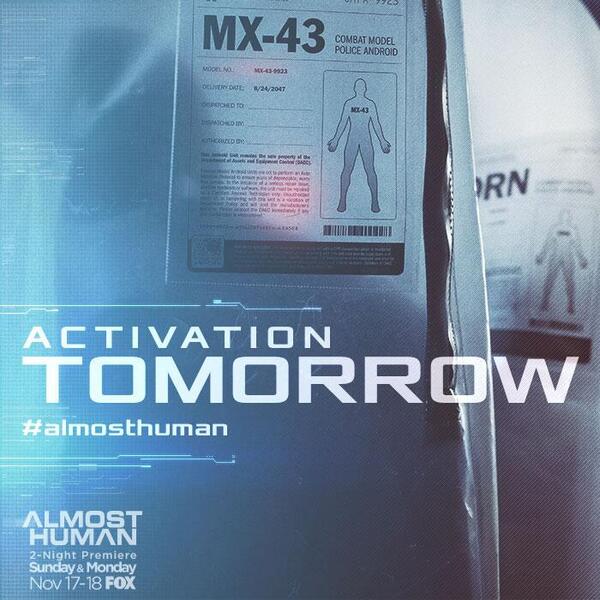 AlmostHumanFan's tweet image. One day! #AlmostHuman via: @AlmostHumanFOX