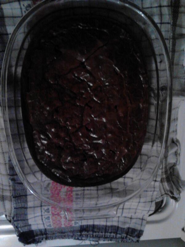 Mmm.  Birthday brownies. My wife's the best. :^)