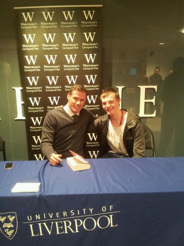 BrettAult's tweet photo. This has got to be the greatest moment of my life @SportsBookFest @LFC http://t.co/F5eXYZOsGk