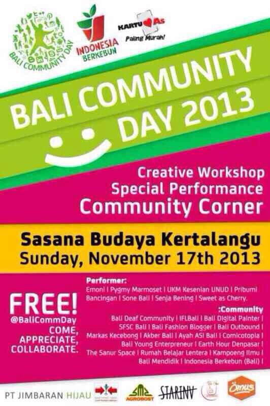 RT <a href="/PtkBerkebun/">Pontianak Berkebun</a>: Rangkaian acara #BaliCommDay13 <a href="/BaliCommDay/">Bali Community Day</a> kolaborasi dgn #IDberkebunConf <a href="/IDberkebun/">Indonesia Berkebun</a> Seruuu!!! "
