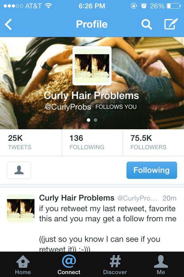 Curly_Girlyy's tweet photo. I love it when a popular anon follows a baby anon. Thank you for the follow! ❤️😘 @CurlyProbs http://t.co/gmrvEtFRDj