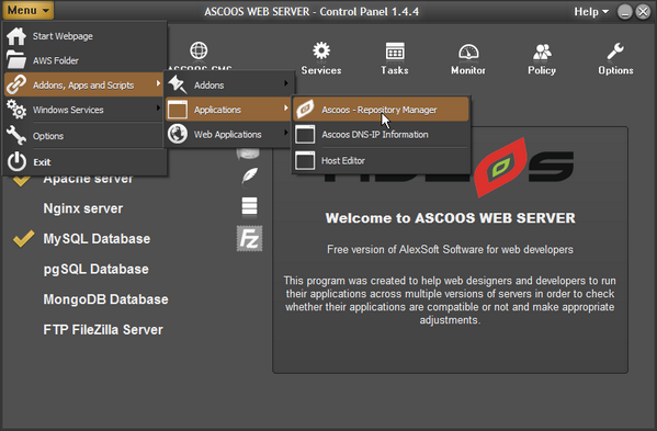 ASCOOS Web Server 1.6.8.693 full