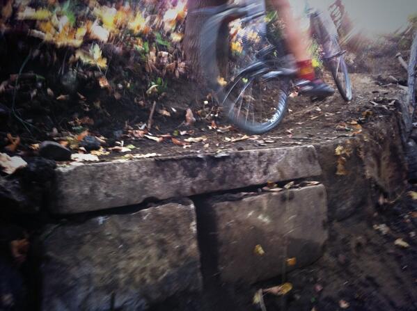 SSCXWC13Philly's tweet image. What seemed impossible this morning became a helluva feature to a World Championship course. #EastCoastRocks