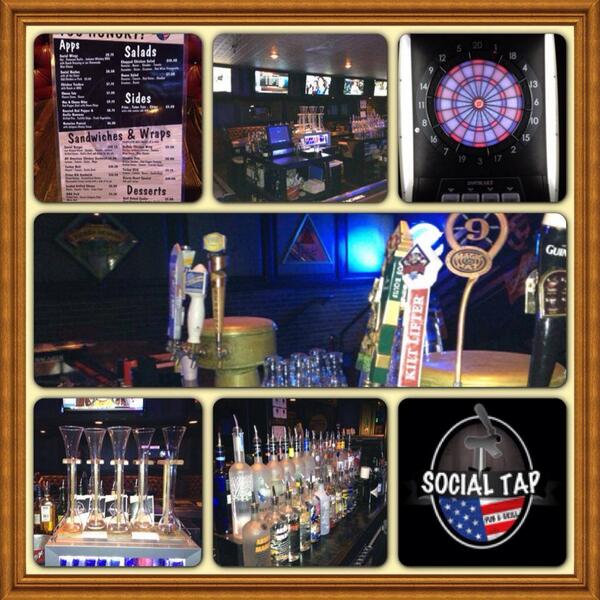 SocialTapPub's tweet photo. It's Saturday and we got DJ roach on the 1's &amp; 2's.  Peter and Josh will be whippin together some killer cocktails. http://t.co/QPnscEya1R