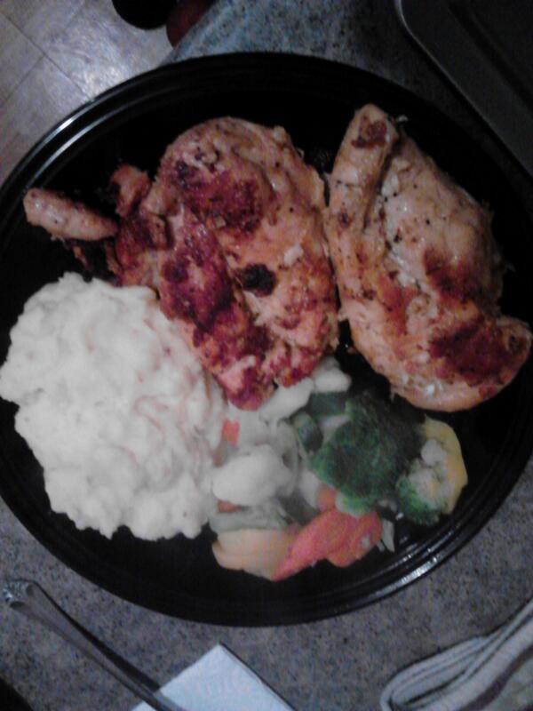 Man, can my wife cook. ChickOn.