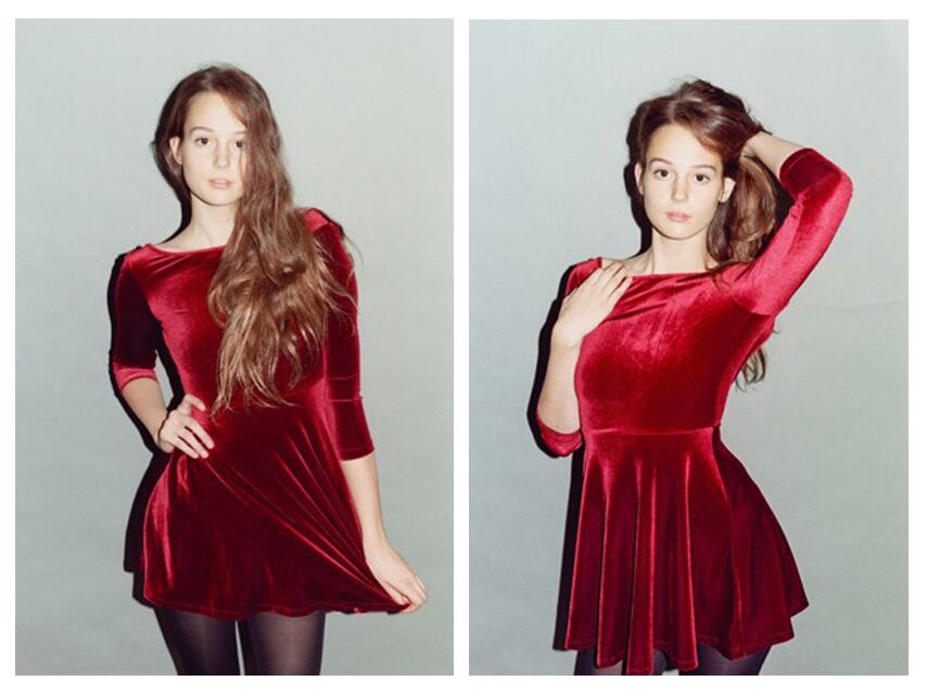 American apparel red dress deals