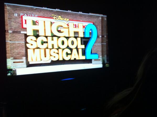 Cause we're not watching high school musical 2 haha