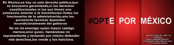 OPTMex's tweet photo. #opteporméxico Organizaión Política del Pueblo y los Trabajadores http://t.co/QjLgLwGIba