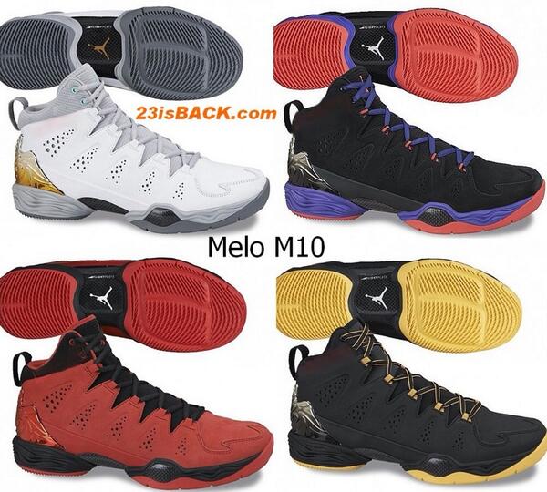 STIXnST0NES's tweet photo. Melo first good looking shoe  http://t.co/TK3mCPyDbe http://t.co/slL2v7YEGW