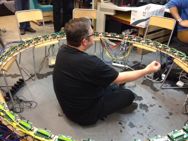 Lisa Mather (@lisa_mather) on Twitter photo Clive from <a href="/TeamRaspi/">Raspberry Pi Team</a> meditating in <a href="/fortyfourMu/">Andrew Robinson</a> & <a href="/T_Mac_P/">Tom Macpherson-Pope</a>'s <a href="/Raspberry_Pi/">Raspberry Pi</a> bullet time machine! #rjam <a href="/McrRaspJam/">Manchester Raspberry Jam</a> Clive from <a href="/TeamRaspi/">Raspberry Pi Team</a> meditating in <a href="/fortyfourMu/">Andrew Robinson</a> & <a href="/T_Mac_P/">Tom Macpherson-Pope</a>'s <a href="/Raspberry_Pi/">Raspberry Pi</a> bullet time machine! #rjam <a href="/McrRaspJam/">Manchester Raspberry Jam</a>