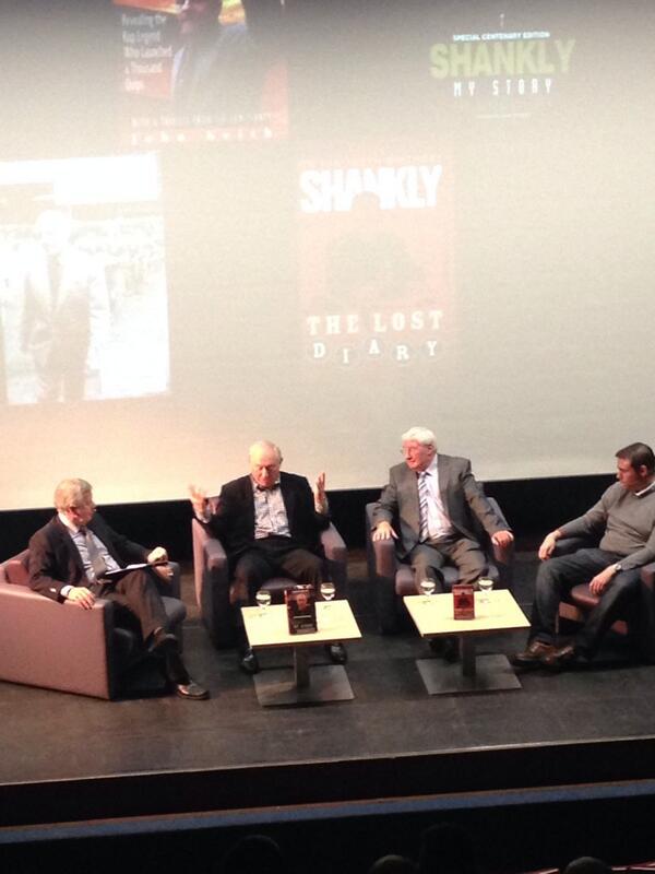 TheFarm_Peter's tweet photo. Some brilliant Shankly stories at @SportsBookFest John Keith reckons Shankly could have been a stand up comedian! http://t.co/TxIL7as216