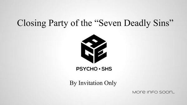#SevenDeadlySins #ClosingParty  #ComingSoon ... By #AgePsyShs