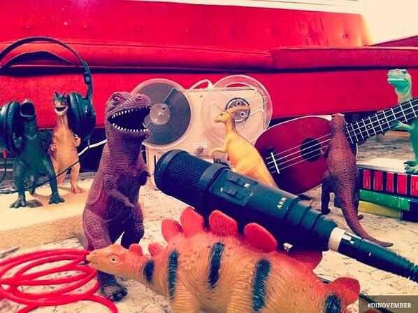 sugru's tweet image. parents convince kids that their toy dinosaurs come to life at night bit.ly/18f5jkr #Dinovember