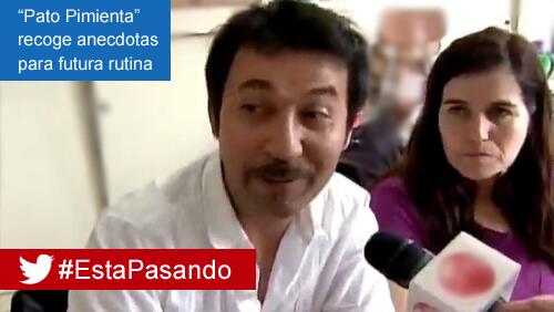 EstaPasando_'s tweet image. #EstáPasando: #PatoPimienta #VocalDeMesa para su próxima rutina en #ClubDelaComedia #ChileVotaCNN #TúDecides