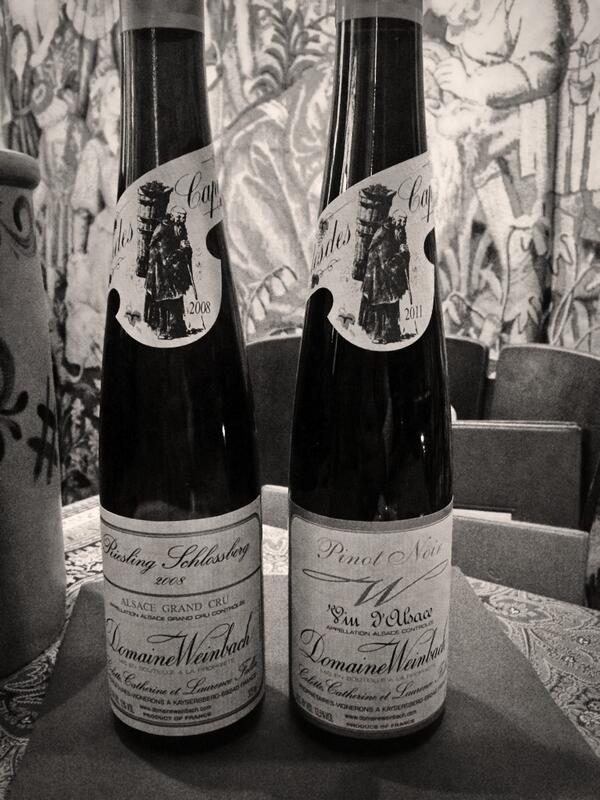 DanGutter's tweet photo. casual lunch wines...if you're in Alsace! http://t.co/o3clDPzUwG