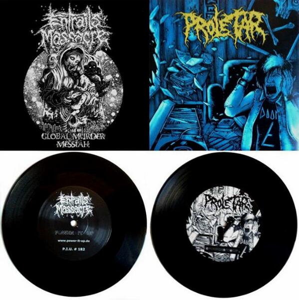 Grab it fast!! ENTRAILS MASSACRE / PROLETAR split 7"