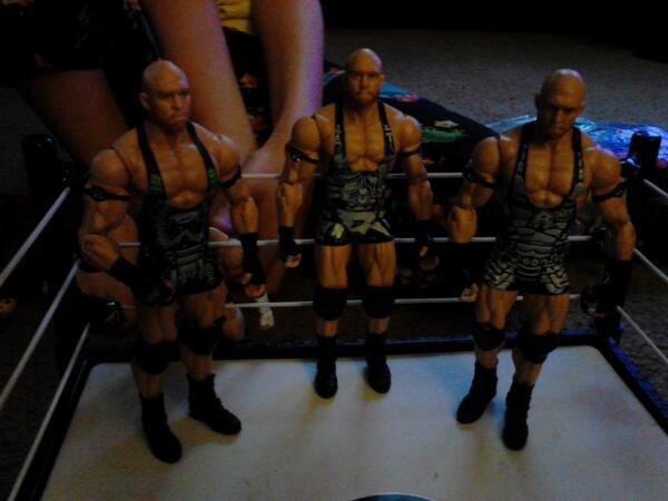 KimbaV's tweet image. This a dream Triple Threat match for @AskStevensWWE. #RybackRules