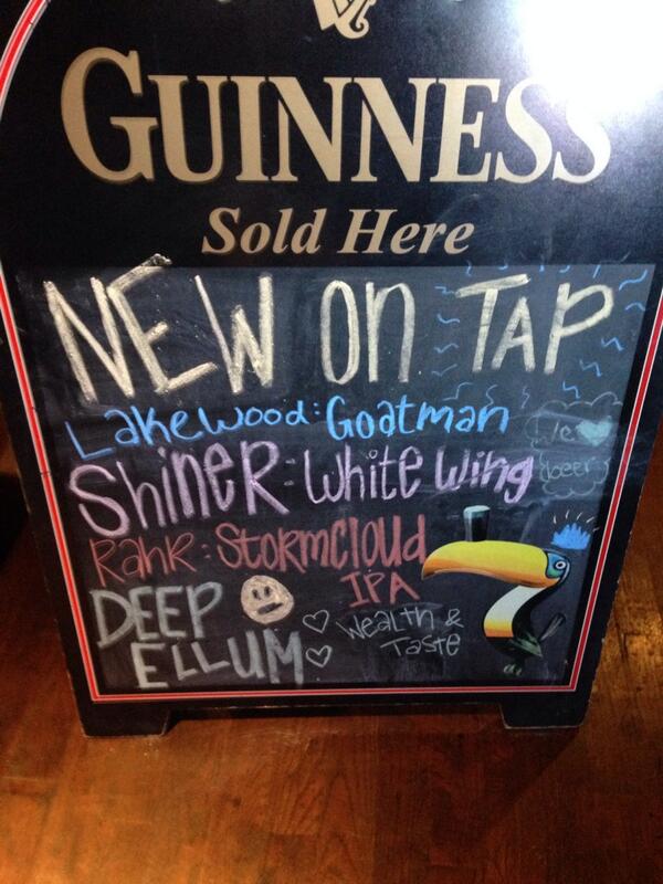 LondonerFrisco's tweet photo. New on tap! http://t.co/a0eI25X63p