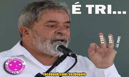 Encontramos um exemplo para explicar como o cruzeiro é tri-campeão brasileiro: