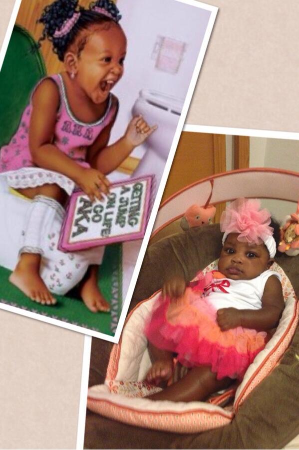 kaejinks's tweet image. My sister said she's training her early. Lol @JuicyGotemKrazy @TheReal_BAIN 😍 #LayLay #Spoiled