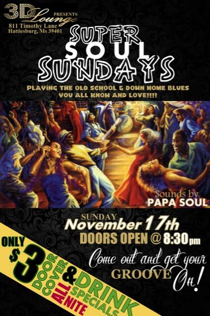 3DLounge's tweet photo. SUPER SOUL SUNDAY

TONIGHT!!! 

CONCERT AFTER PARTY 

@3DLounge 8:30

HOSTED BY POPPA SOUL

GROWN FOLKS AFFAIR http://t.co/tX7vBYuOnO