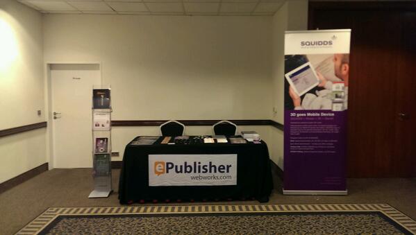 WebWorksChris's tweet image. #DITAEurope come by the #WebWorks booth and meet our local partner @squidds