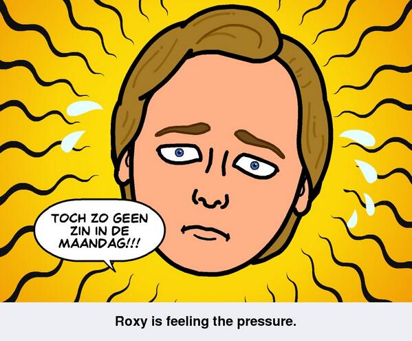 roxgroot's tweet image. Maandag :(