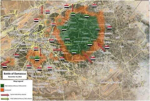 michelmaietta's tweet image. New map of #Damascus by @KeepingtheLeith #Syriamap #SyriaCrisis