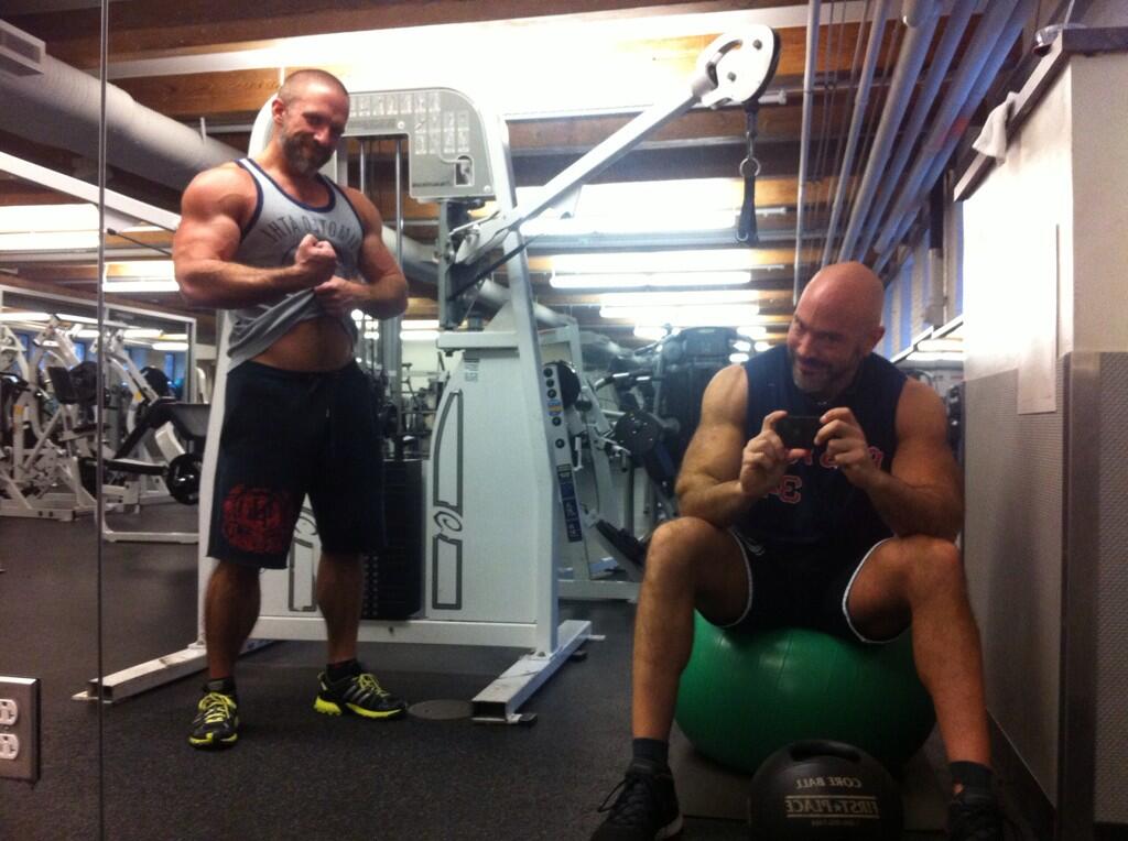Dirk Caber on Twitter "Gym time w JesseJackmanXXX Care to work in