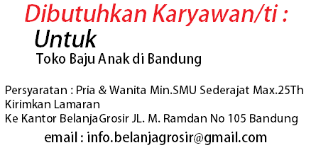julispitangso's tweet photo. @jobsbandung butuh segera karyawan/ti toko baju, min SMA/SMK sederajat, JL. M. Ramdan No 105 Bandung, max 1 Des 2013 http://t.co/QFctRTE4nf