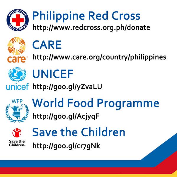 HIMOSC_PH's tweet photo. You too can help the victims of typhoon Yolanda. Here are details on where to donate: http://t.co/cGGoQfB96k