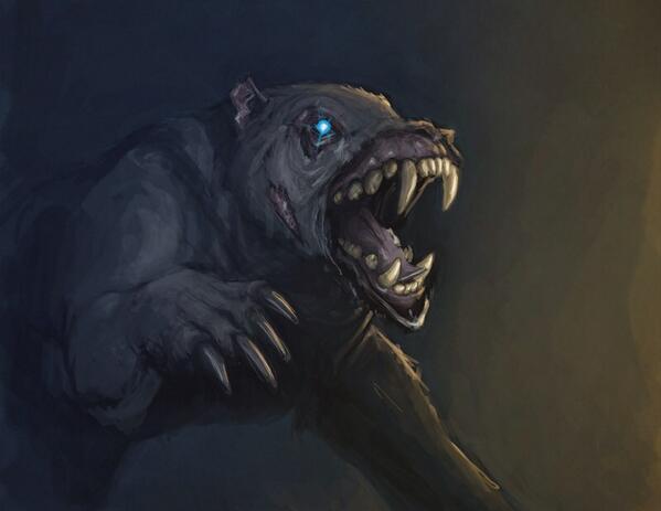 calix_alpha's tweet photo. @ZefioLumina *summons an undead bear* fight for your life http://t.co/58SHZa57w4