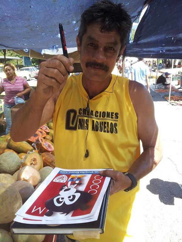 El panita Henry (COCO) ya firmó su #VinotinToonsAKD [Coco la mascota de <a href="/EstudiantesMEFC/">Estudiantes de Mérida FC</a> ]