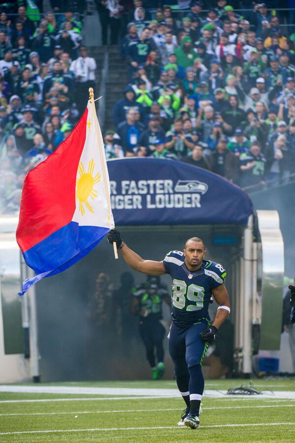 News5PH's tweet photo. Seattle Seahawks (@Seahawks): Please continue supporting #Haiyan relief. @DougBaldwinJr appreciates your generosity. http://t.co/So8XxC00CD