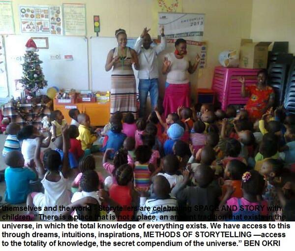 kwesukela's tweet photo. @mphomolikeng @93stories @Djeliba Your Space...My Space Storytelling Festival at Alex. http://t.co/WOyKflfcY2