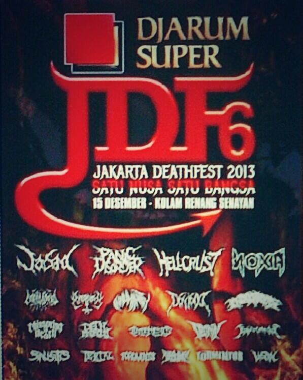 Senang bisa menjadi lineup JDF yg ke6 @jktdeathfest@SuperMusic_ID@INDO_DEATHMETAL <a href="/INDOMETAL_INFO/">INDONESIA METAL INFO</a> @ROCKADDICTst