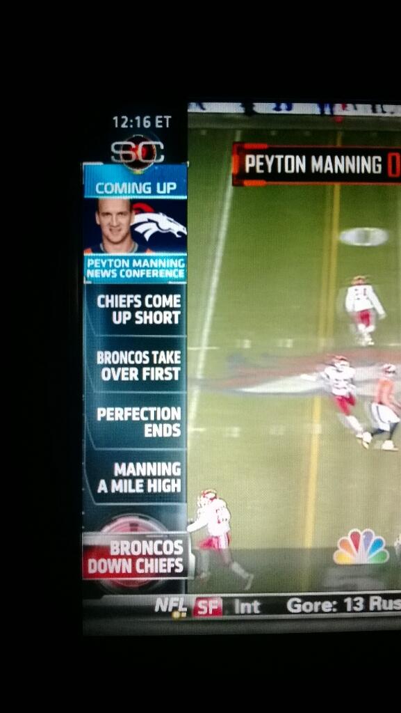 ESPN hammers home headlines with Broncos beating Chiefs (Photo)