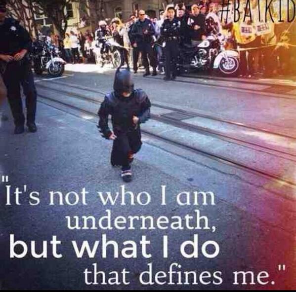 SenorDestructo's tweet photo. #batkid keeping San Francisco villain free...you rock. http://t.co/3ttY37BpMJ
