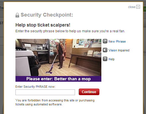 smmrt's tweet photo. Moje dnešní poprvé: CAPTCHA s reklamou, a rovnou s videem. http://t.co/k1yI5M4pZs