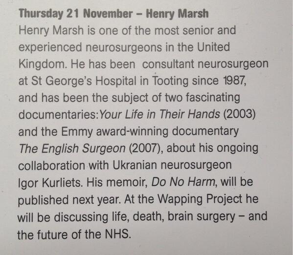 WappingBooks's tweet image. Not to be missed! 7pm